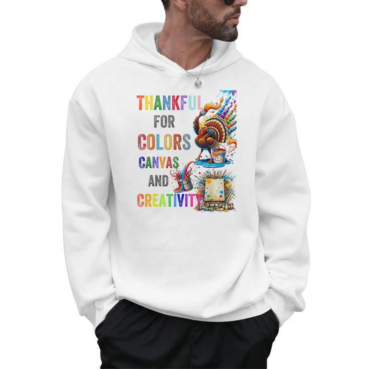 Turkey Thanksgiving Art Teacher Costume Tee For Artists Men Hoodie