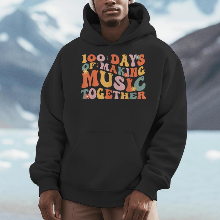 100 Days Of School Music Teacher Men Hoodie, funny design 100 Days Of School Music Teacher Men Hoodie, funny design