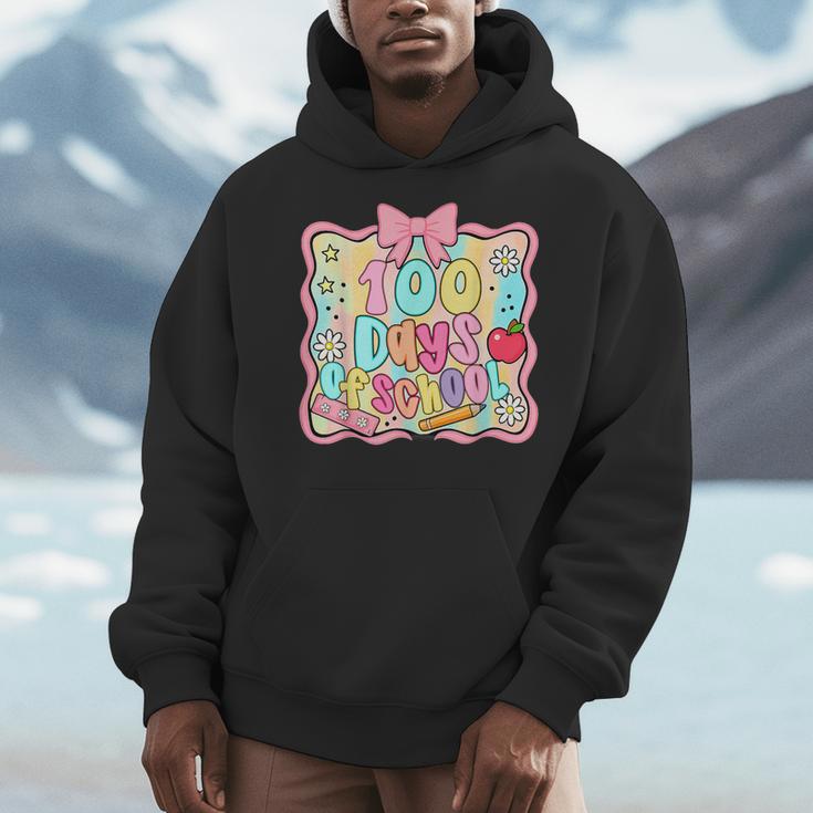 100 Days Of School Preppy 100th Day Of School Teacher Kids Men Hoodie, funny design 100 Days Of School Preppy 100th Day Of School Teacher Kids Men Hoodie, funny design