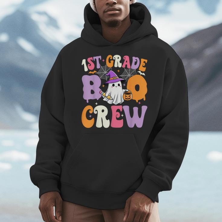 1st Grade Boo Crew Spooky First Grade Halloween Teacher Men Hoodie, First Grade Teacher Gifts, funny design 1st Grade Boo Crew Spooky First Grade Halloween Teacher Men Hoodie, First Grade Teacher Gifts, funny design