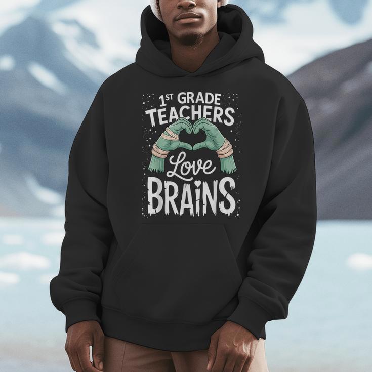 1st Grade Teachers Love Brains Shirt Halloween Teacher Men Hoodie, funny design 1st Grade Teachers Love Brains Shirt Halloween Teacher Men Hoodie, funny design