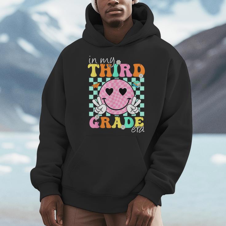 In My 3rd Grade Era Back To School Smile Face Teacher Kid Men Hoodie, funny design