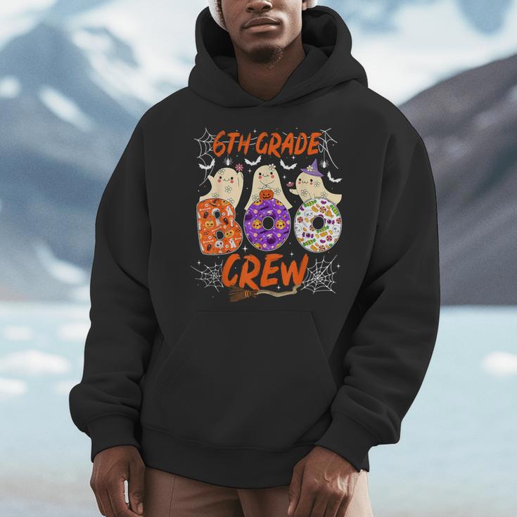 6th Grade Boo Crew Sixth Grade Halloween Teacher Kid Men Hoodie, funny design