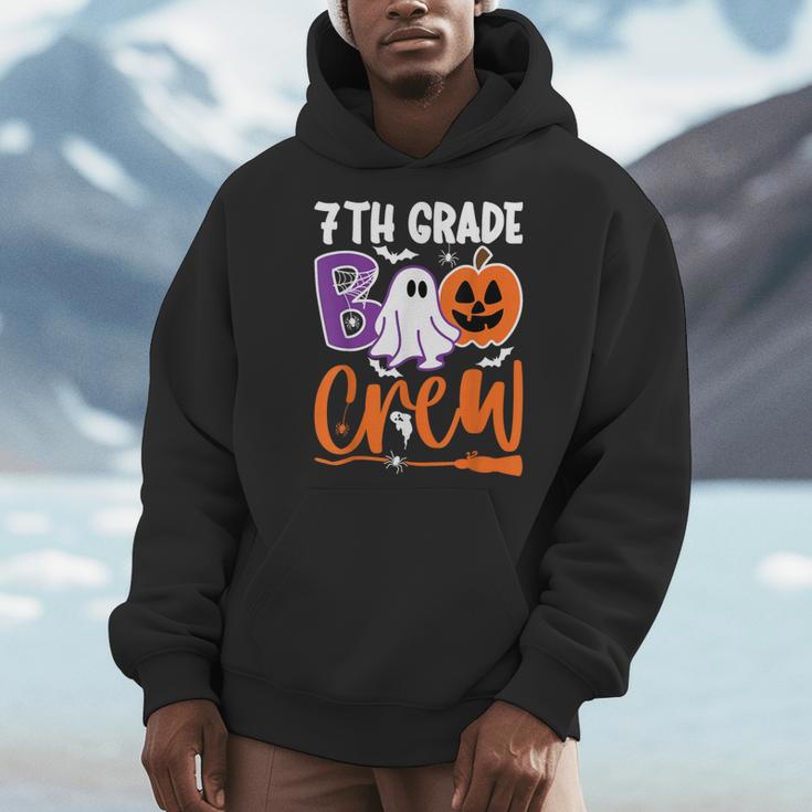 7th Grade Boo Crew Teacher Student Halloween Costume Men Hoodie, funny design