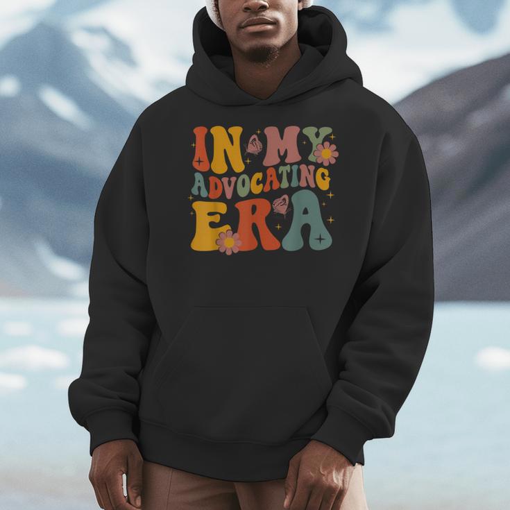 In My Advocating Era Advocate Autism Awareness Sped Teacher Men Women Kids Men Hoodie, funny design