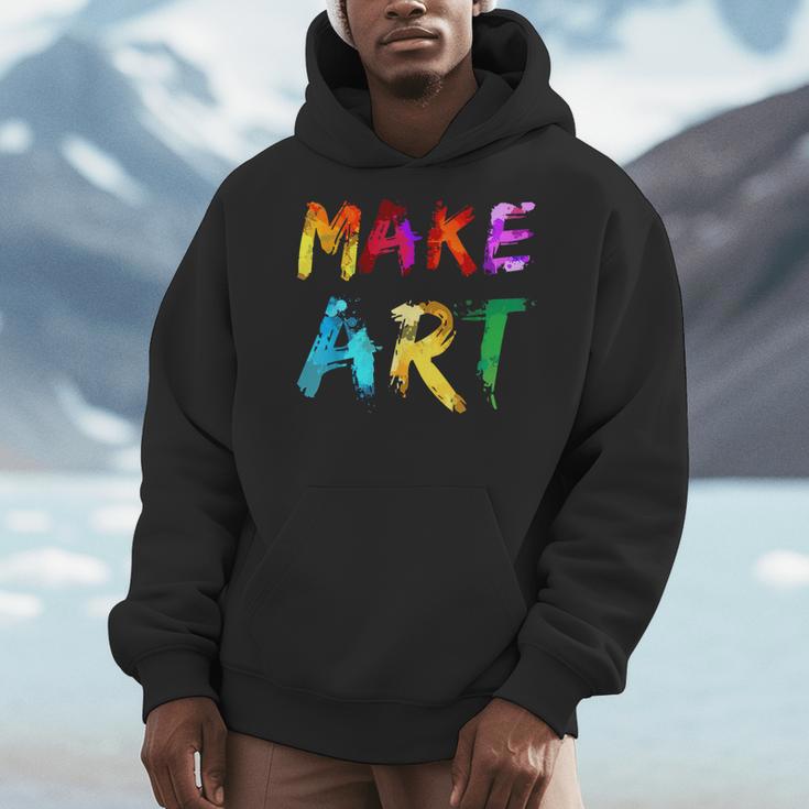 Make Art Painter Artist Teacher Artsy Men Women Kids Men Hoodie, funny design Make Art Painter Artist Teacher Artsy Men Women Kids Men Hoodie, funny design