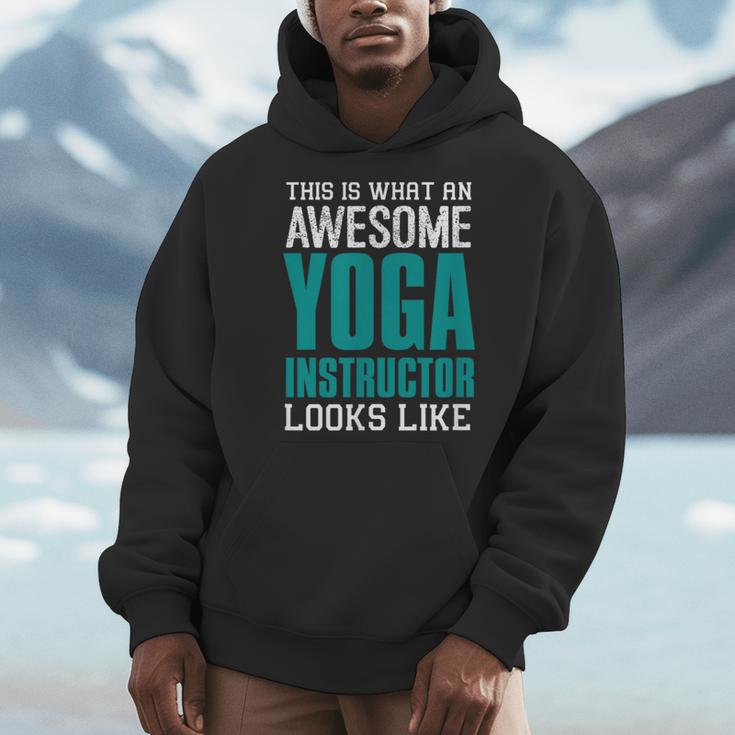 This Is What An Awesome Yoga Instructor Yoga Teacher Men Hoodie, funny design This Is What An Awesome Yoga Instructor Yoga Teacher Men Hoodie, funny design