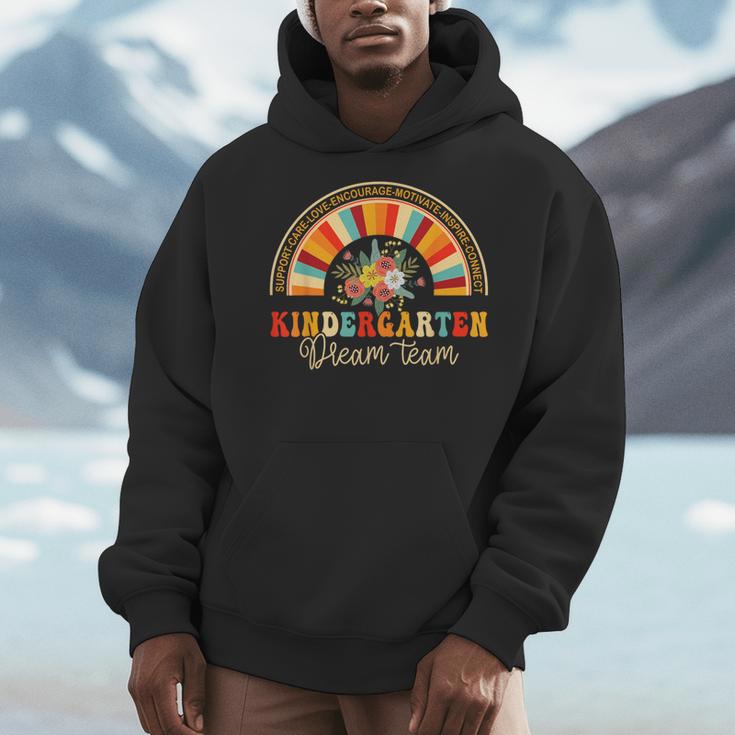 Back To School Kindergarten Dream Team Teacher Love Floral Men Hoodie, funny design Back To School Kindergarten Dream Team Teacher Love Floral Men Hoodie, funny design