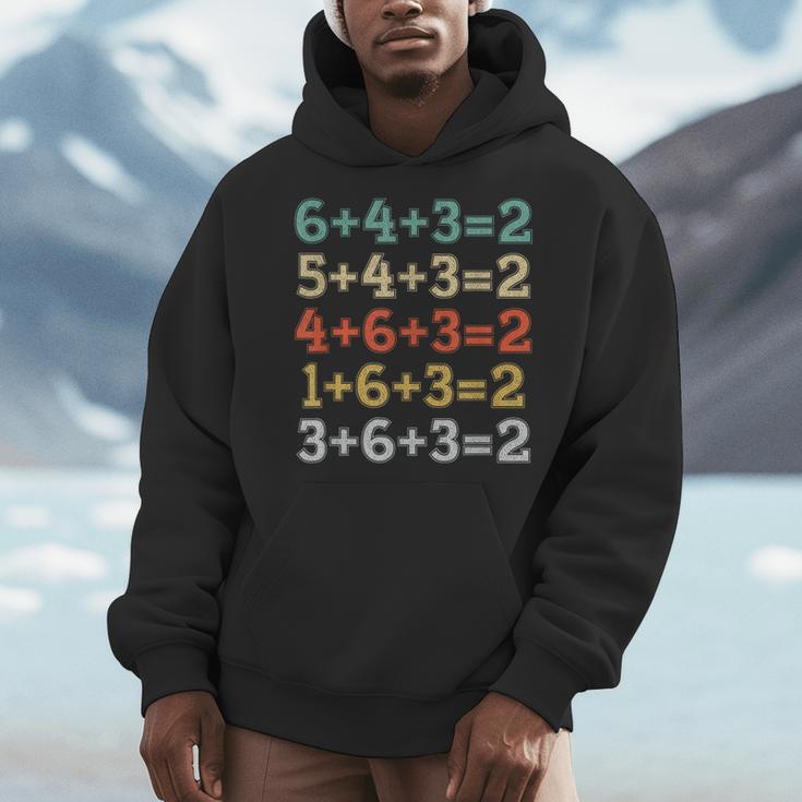 Baseball Math Sports Double Play Teacher School 2022 Men Hoodie, funny design