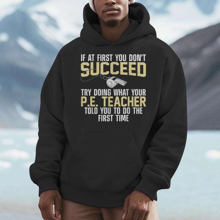 Best PE Teacher Art For Men Women Physical Education Teacher Men Hoodie, Pe Teacher Gifts, funny design