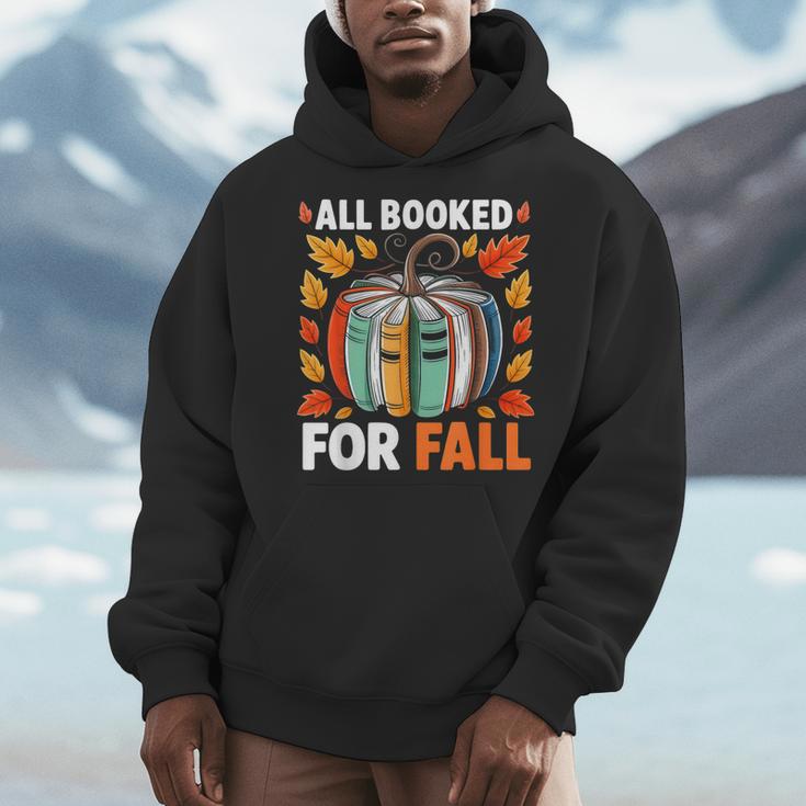 All Booked For Fall Book Pumpkin Autumn Thanksgiving Teacher Men Hoodie, funny design All Booked For Fall Book Pumpkin Autumn Thanksgiving Teacher Men Hoodie, funny design