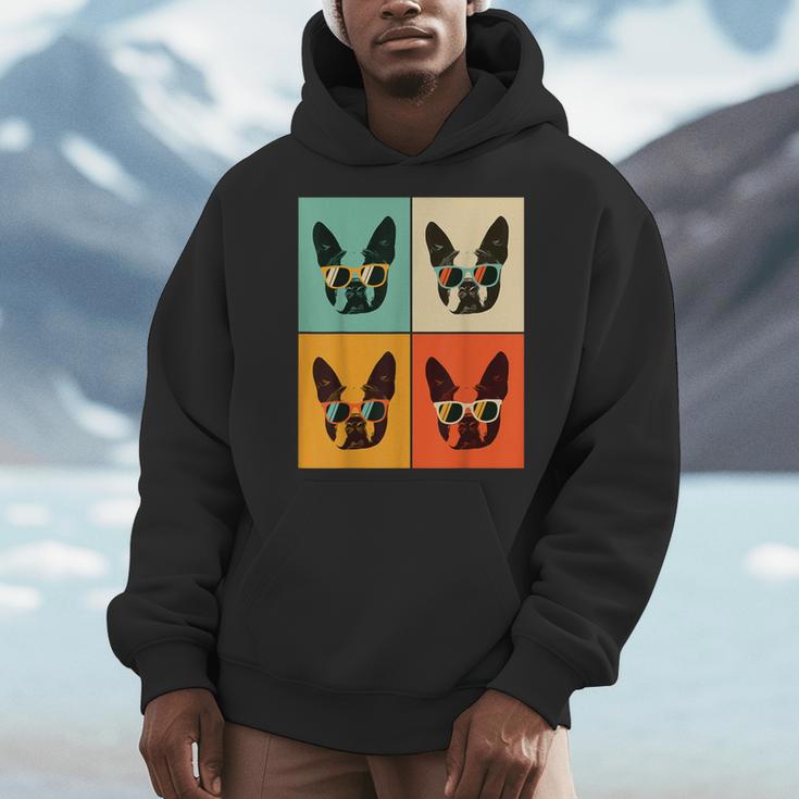 Bostie Dog Lover Boston Terrier With Sunglasses For Men Women Girls Kids Men Hoodie, funny design