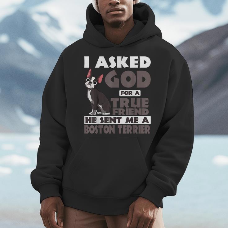 Boston Terrier American Gentleman Non-Sporting Dog Lover Men Hoodie, American Boston Terrier Gifts, funny design