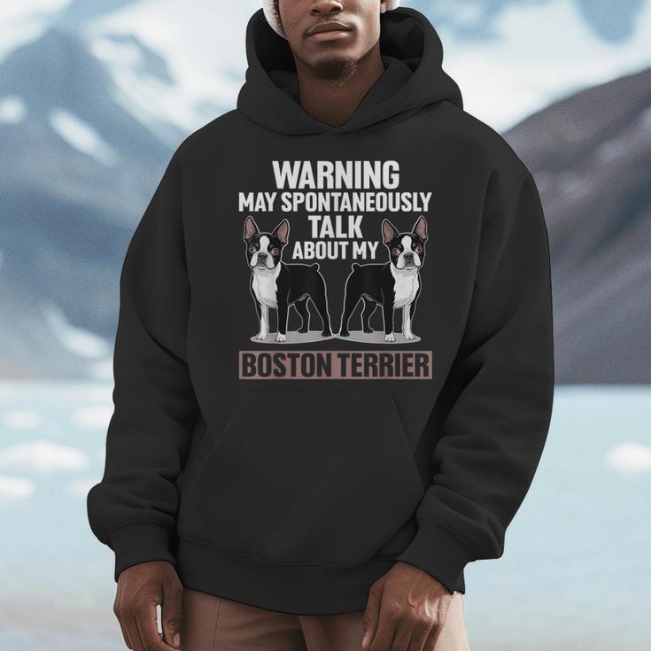 Boston Terrier Dog Men Hoodie, funny design