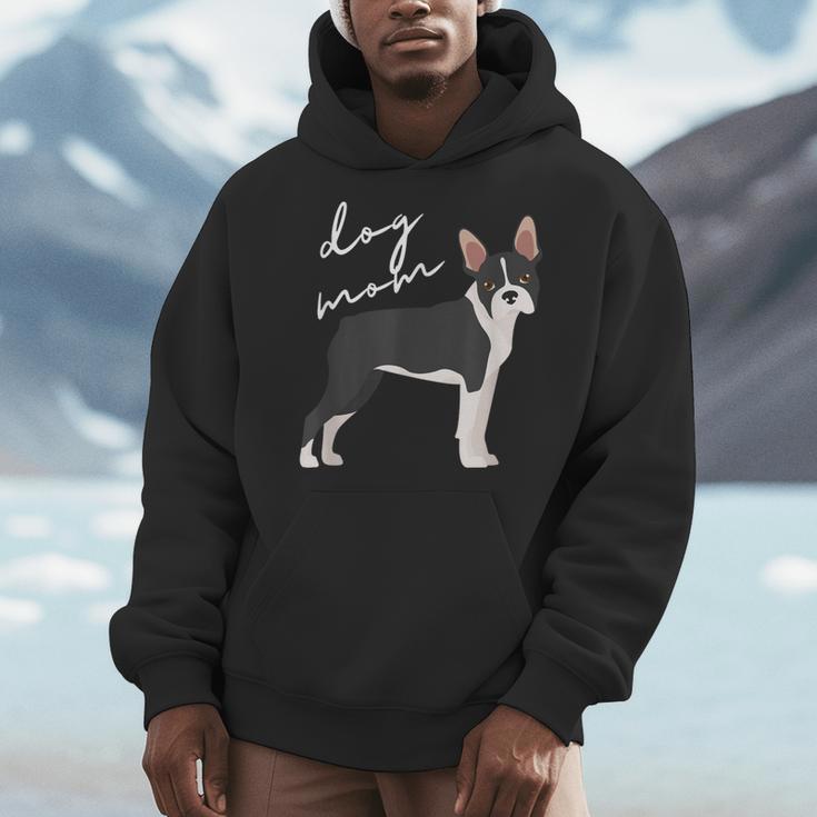 Boston Terrier Dog Mom Woman Women Men Hoodie, Couple Gifts, Mom Gifts, Boston Terrier Mom Gifts, funny design