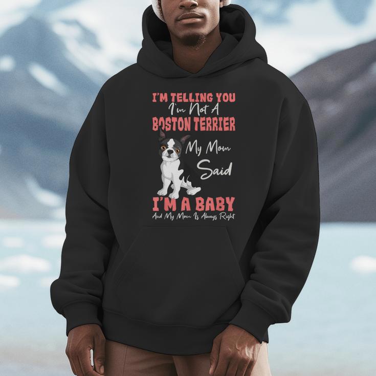 Boston Terrier Mom American Gentleman Dog Lover Mother's Day Men Hoodie, Couple Gifts, Mom Gifts, Boston Terrier Mom Gifts, American Boston Terrier Gifts, funny design