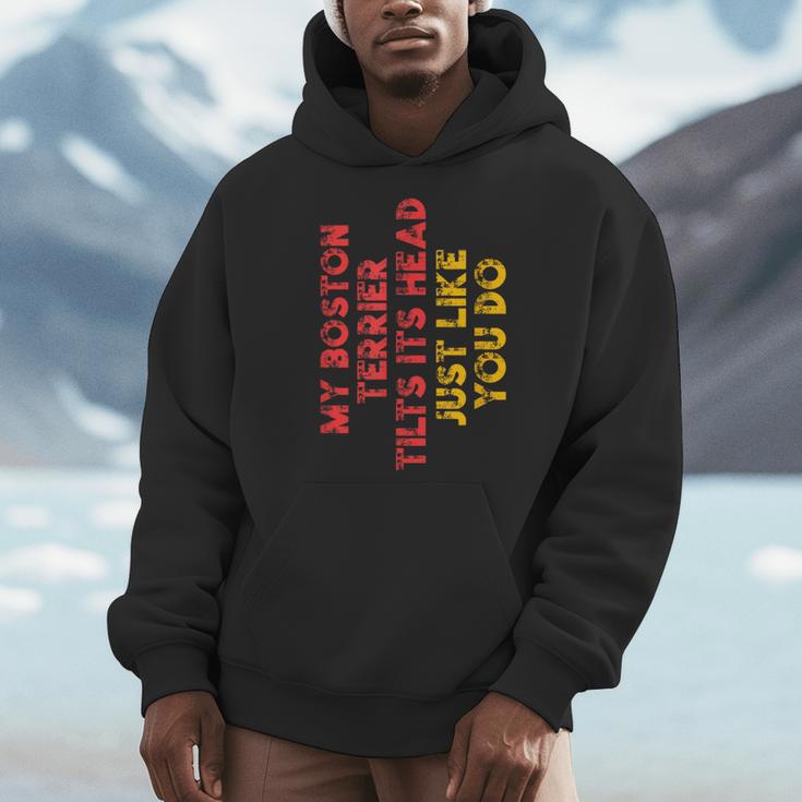 Boston Terrier Mom Dad Dog Lover Owner Women Men Men Hoodie, Couple Gifts, Mom Gifts, Boston Terrier Dad Gifts, Boston Terrier Mom Gifts, funny design