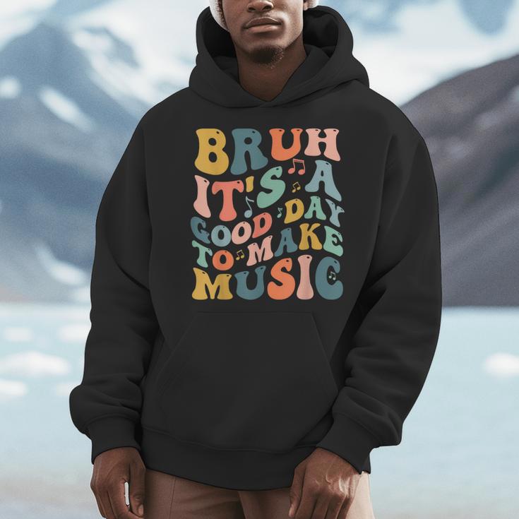 Bruh It's A Good Day To Make Music Musician Music Teacher Men Hoodie, funny design Bruh It's A Good Day To Make Music Musician Music Teacher Men Hoodie, funny design