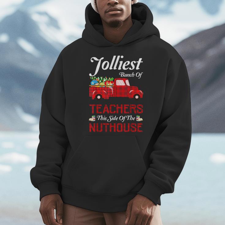 Bunch Of Teachers This Side Of The Nuthouse Xmas Men Hoodie, funny design Bunch Of Teachers This Side Of The Nuthouse Xmas Men Hoodie, funny design