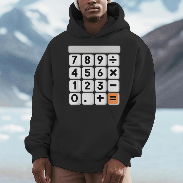 Calculator Easy Halloween Costume For Math Teacher Men Hoodie, funny design