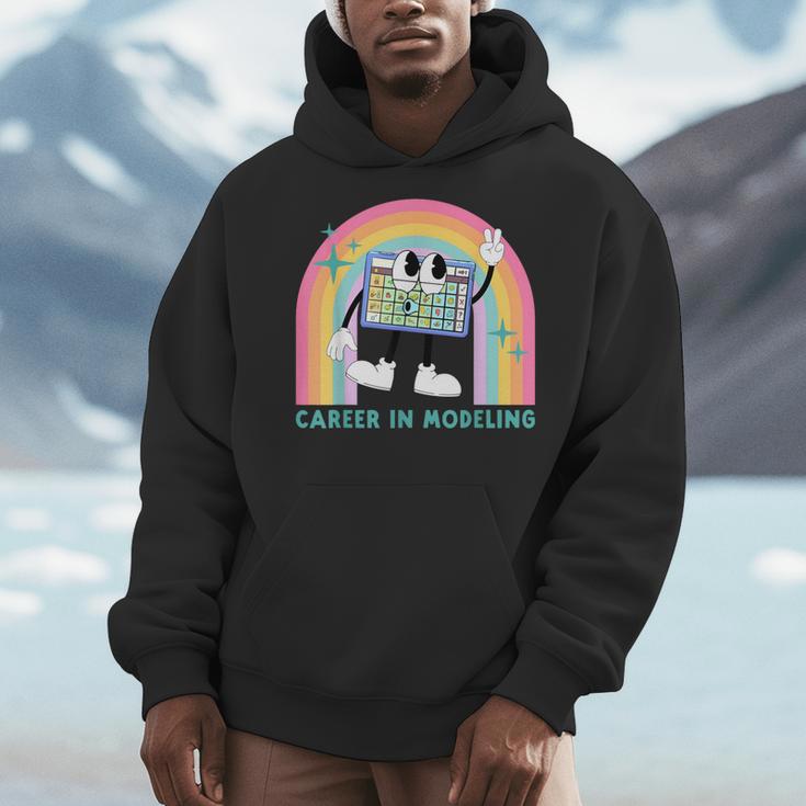 Career In Modeling AAC Teacher SLP SPED Communication Autism Men Hoodie, funny design