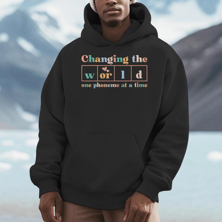 Changing The World Science Of Reading Women Men -Adults Dyslexia Teacher Men Hoodie, Science Teacher Gifts, funny design Changing The World Science Of Reading Women Men -Adults Dyslexia Teacher Men Hoodie, Science Teacher Gifts, funny design
