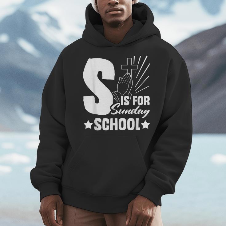 Christian Teacher S Is For Sunday School Essentials Men Hoodie, funny design Christian Teacher S Is For Sunday School Essentials Men Hoodie, funny design