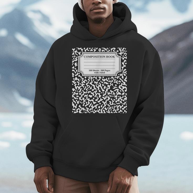 Composition Notebook Matching Group Halloween Teachers Men Hoodie, funny design Composition Notebook Matching Group Halloween Teachers Men Hoodie, funny design