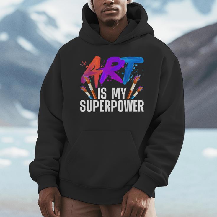 Cool Art For Men Women Art Teacher Artist Painter Superpower Men Hoodie, funny design Cool Art For Men Women Art Teacher Artist Painter Superpower Men Hoodie, funny design