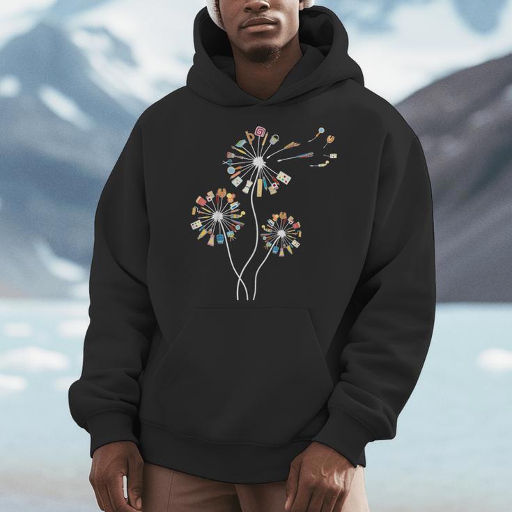 Dandelion Art Shirt For Artist Or Art Teacher Creative Art Men Hoodie, funny design
