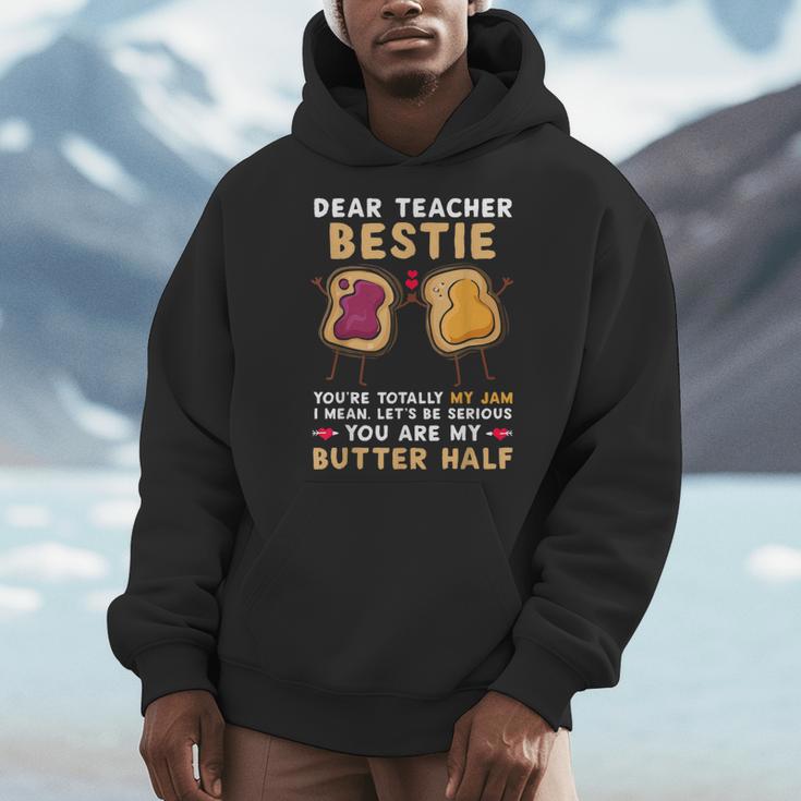 Dear Teacher Bestie You'Re Totally My Jam Shirt Kids Men Hoodie, funny design