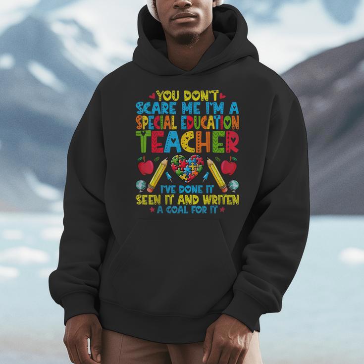 You Don't Scare Me I'm A Special Education Teacher SPED Men Hoodie, funny design You Don't Scare Me I'm A Special Education Teacher SPED Men Hoodie, funny design