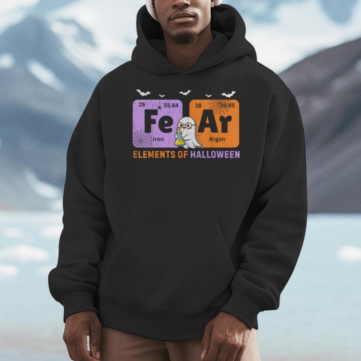 Elements Of Halloween Fear Periodically Chemistry Teacher Men Hoodie, funny design Elements Of Halloween Fear Periodically Chemistry Teacher Men Hoodie, funny design