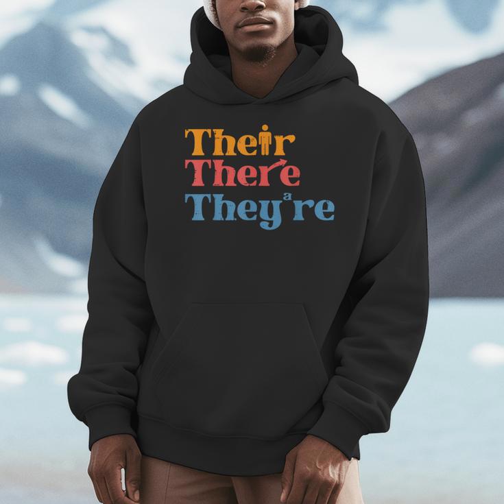 English Teacher Their There Theyre Grammar Men Women Men Hoodie, English Teacher Gifts, funny design English Teacher Their There Theyre Grammar Men Women Men Hoodie, English Teacher Gifts, funny design