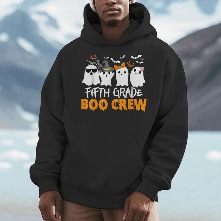 Fifth Grade Boo Crew Halloween Teacher Costume Men Hoodie, funny design