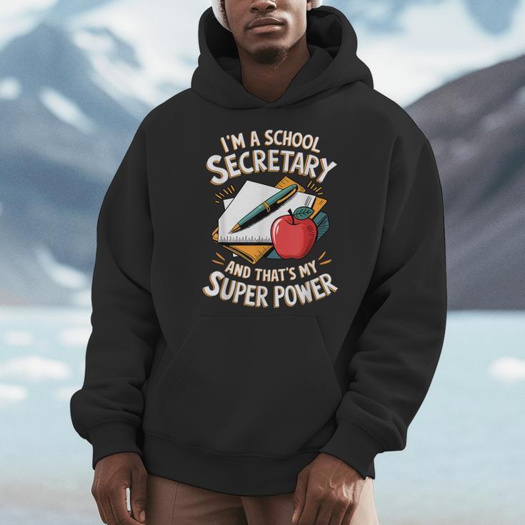 Front Office Teacher Admin Mother I'm A School Secretary Men Hoodie, funny design