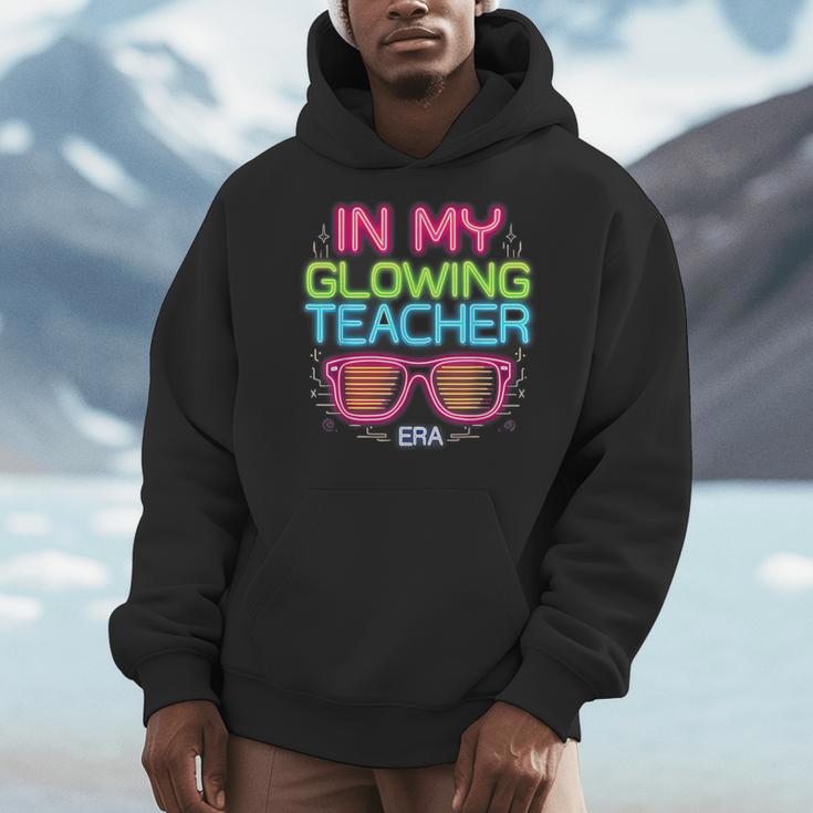 In My Glowing Teacher Era Groovy Colorful Bright Men Hoodie, Groovy Teacher Gifts, funny design In My Glowing Teacher Era Groovy Colorful Bright Men Hoodie, Groovy Teacher Gifts, funny design