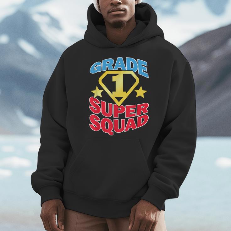 Grade 1 Super Squad Superhero Teacher Team Men Hoodie, Super Teacher Gifts, funny design Grade 1 Super Squad Superhero Teacher Team Men Hoodie, Super Teacher Gifts, funny design