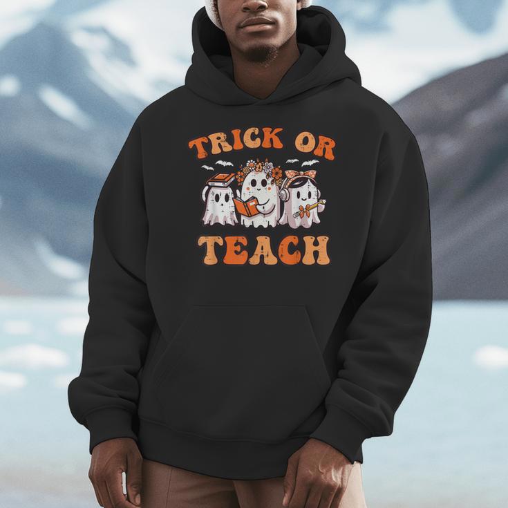 Halloween Teacher Ghosts Trick Or Teach Retro Costume Women Men Hoodie, funny design Halloween Teacher Ghosts Trick Or Teach Retro Costume Women Men Hoodie, funny design
