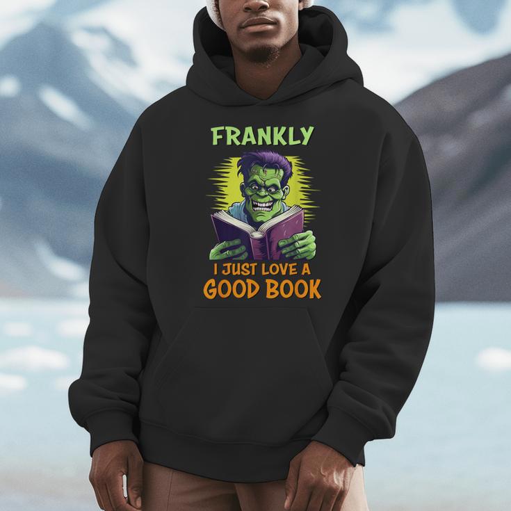 Halloween Teacher Librarian Frankenstein Reading Books Men Hoodie, funny design Halloween Teacher Librarian Frankenstein Reading Books Men Hoodie, funny design