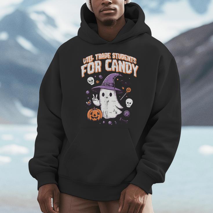 Halloween Teacher Trade Students For Candy Costume Women Men Hoodie, funny design Halloween Teacher Trade Students For Candy Costume Women Men Hoodie, funny design