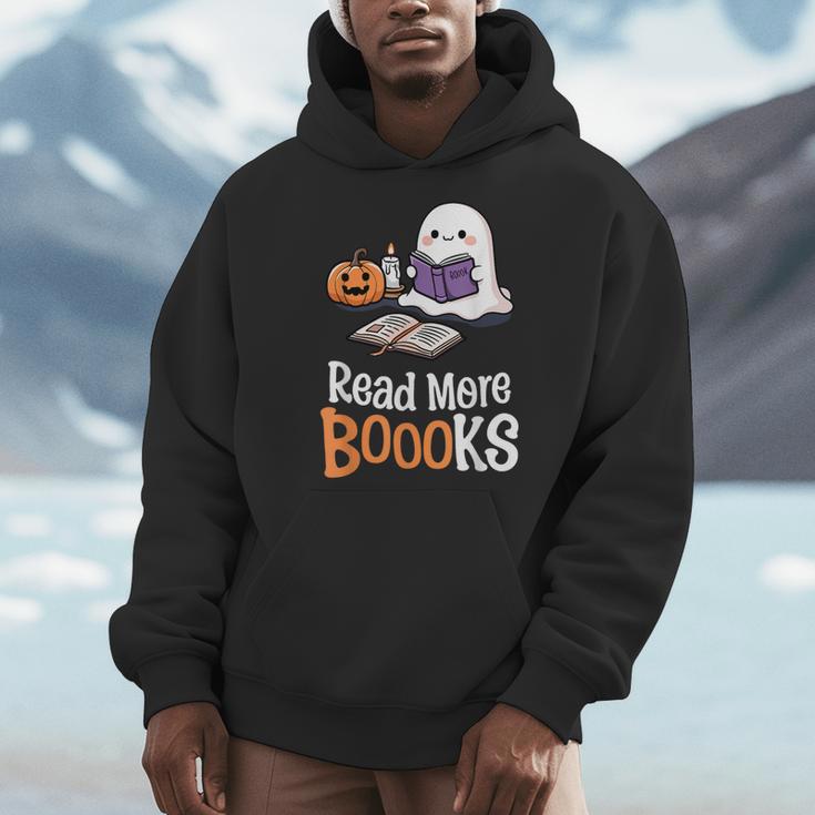 Halloween Teacher Women Cute Reading Ghost Read More Books Men Hoodie, funny design Halloween Teacher Women Cute Reading Ghost Read More Books Men Hoodie, funny design