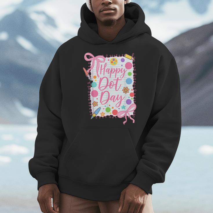 Happy Dot Day Bow Coquette For Teacher Girls Men Hoodie, funny design Happy Dot Day Bow Coquette For Teacher Girls Men Hoodie, funny design
