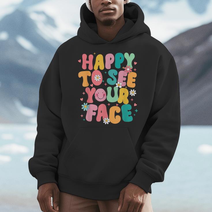 Happy To See Your Face Teacher Disco Ball Back To School Men Hoodie, funny design Happy To See Your Face Teacher Disco Ball Back To School Men Hoodie, funny design