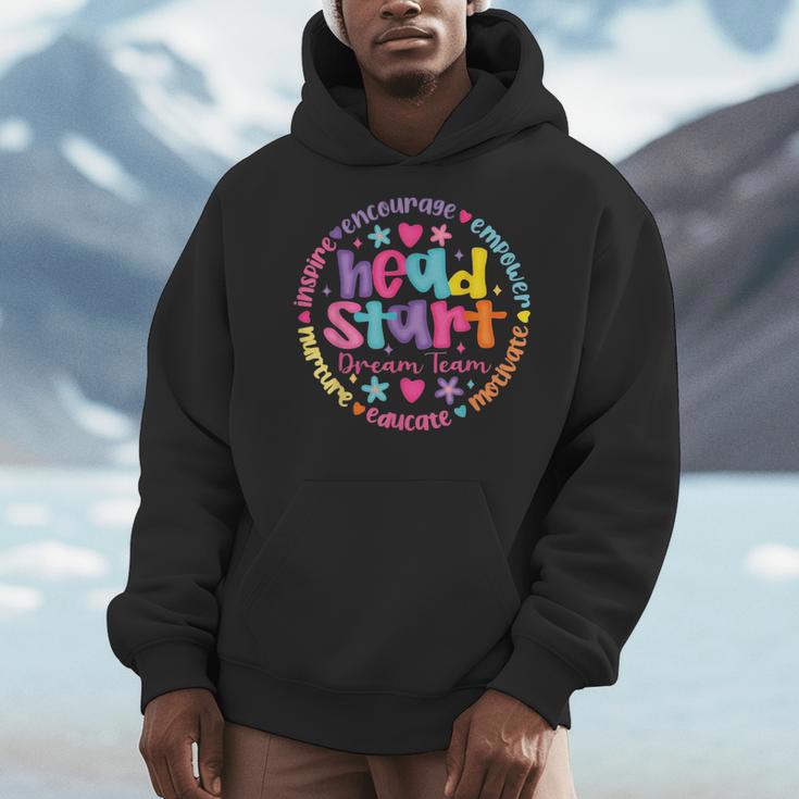 Head Start Dream Team Squad Teacher Headstart Back To School Men Hoodie, funny design
