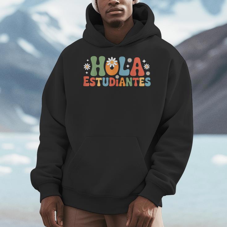 Hola Estudiantes Spanish Teacher Men Hoodie, funny design Hola Estudiantes Spanish Teacher Men Hoodie, funny design