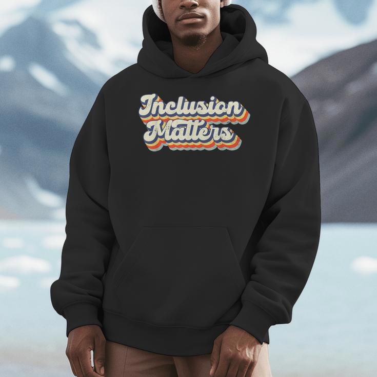 Inclusion Matters Special Education Sped Teacher Vintage Men Hoodie, funny design Inclusion Matters Special Education Sped Teacher Vintage Men Hoodie, funny design
