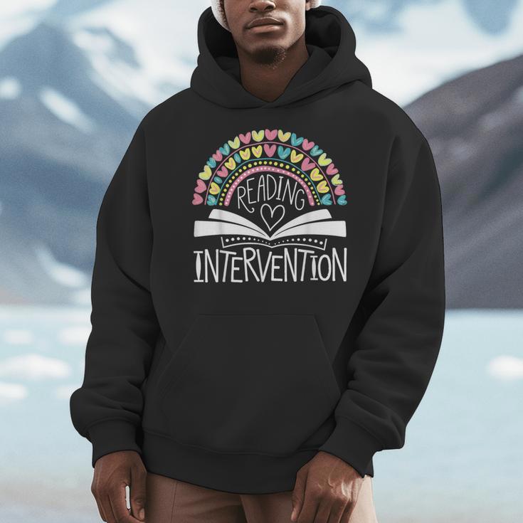 Intervention Teacher Reading Intervention Men Hoodie, funny design Intervention Teacher Reading Intervention Men Hoodie, funny design