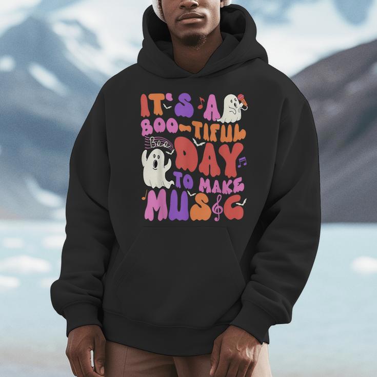 It's a Bootiful Day To Make Music Halloween Music Teacher Men Hoodie, funny design It's a Bootiful Day To Make Music Halloween Music Teacher Men Hoodie, funny design