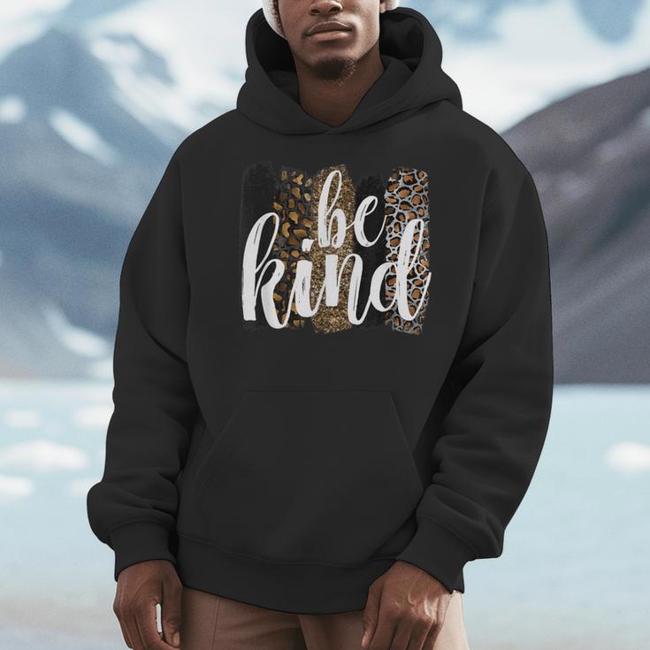 Be Kind Women Inspirational Teacher Animal Print Men Hoodie, funny design Be Kind Women Inspirational Teacher Animal Print Men Hoodie, funny design